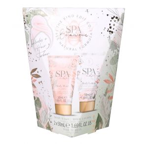 The Kind Edit Co. Spa Botanique Shower Pamper Set - Hair Turban, Body Wash, Body Lotion 