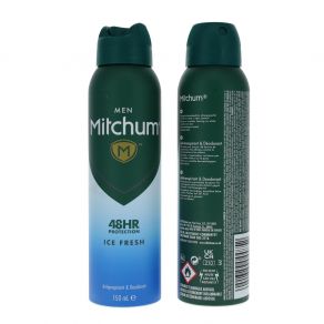 Mitchum Men Ice Fresh Antiperspirant & Deodorant 150ml Spray - 48HR Protection