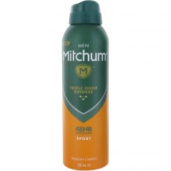 Mitchum Triple Odor Defense Unscented 48Hr Protection Antiperspirant Deodorant 200ml for Him