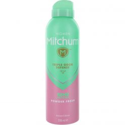 Mitchum Her Powder Fresh Triple Odor Defense 24Hrs Protection Antiperspirant Deodorant Spray 200ml