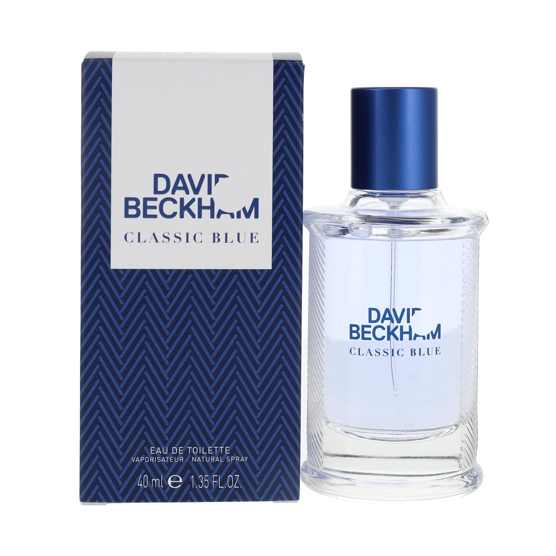 David Beckham Classic Blue 40ml Eau de Toilette Spray for Him from Perfume Plus Direct
