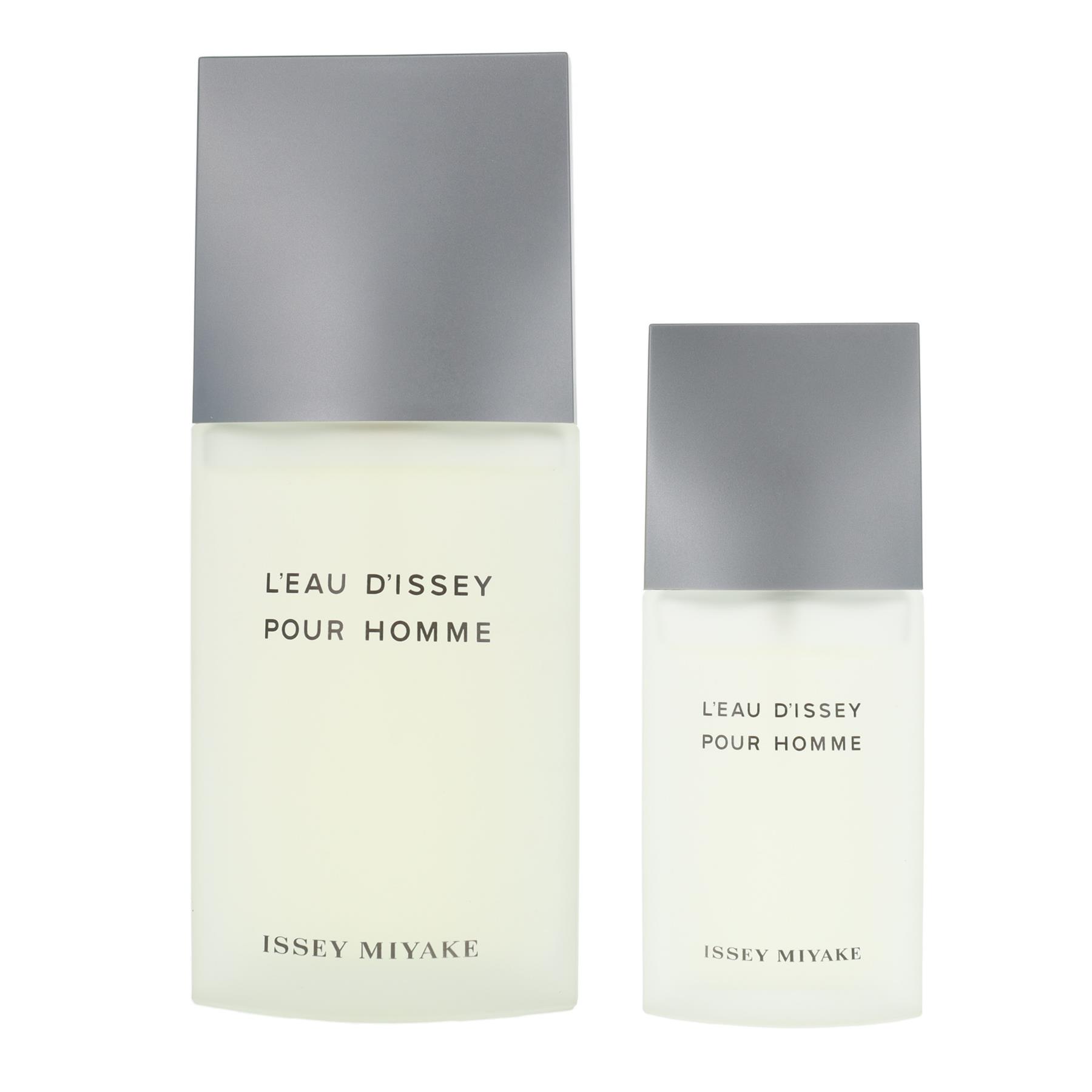 Issey Miyake L'Eau d'Issey Pour Homme 125ml Eau de Toilette Gift Set 40ml Eau de Toilette for Him at Perfume Plus Direct