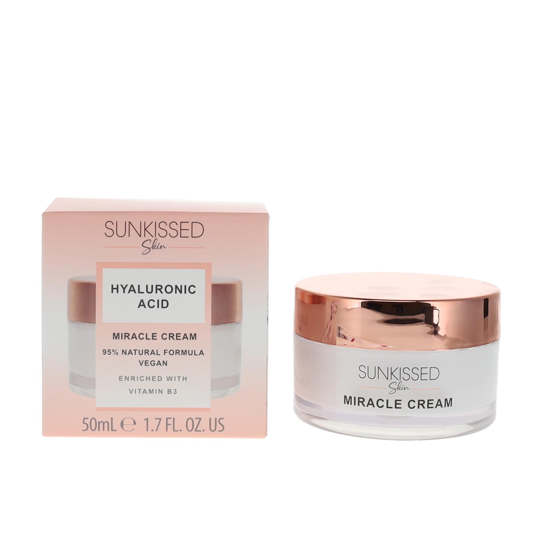 Sunkissed Skin Hyaluronic Acid Miracle Cream 50ml Enriched with Vitamin B3 - 95% Natural Formula -... from Perfume Plus Direct