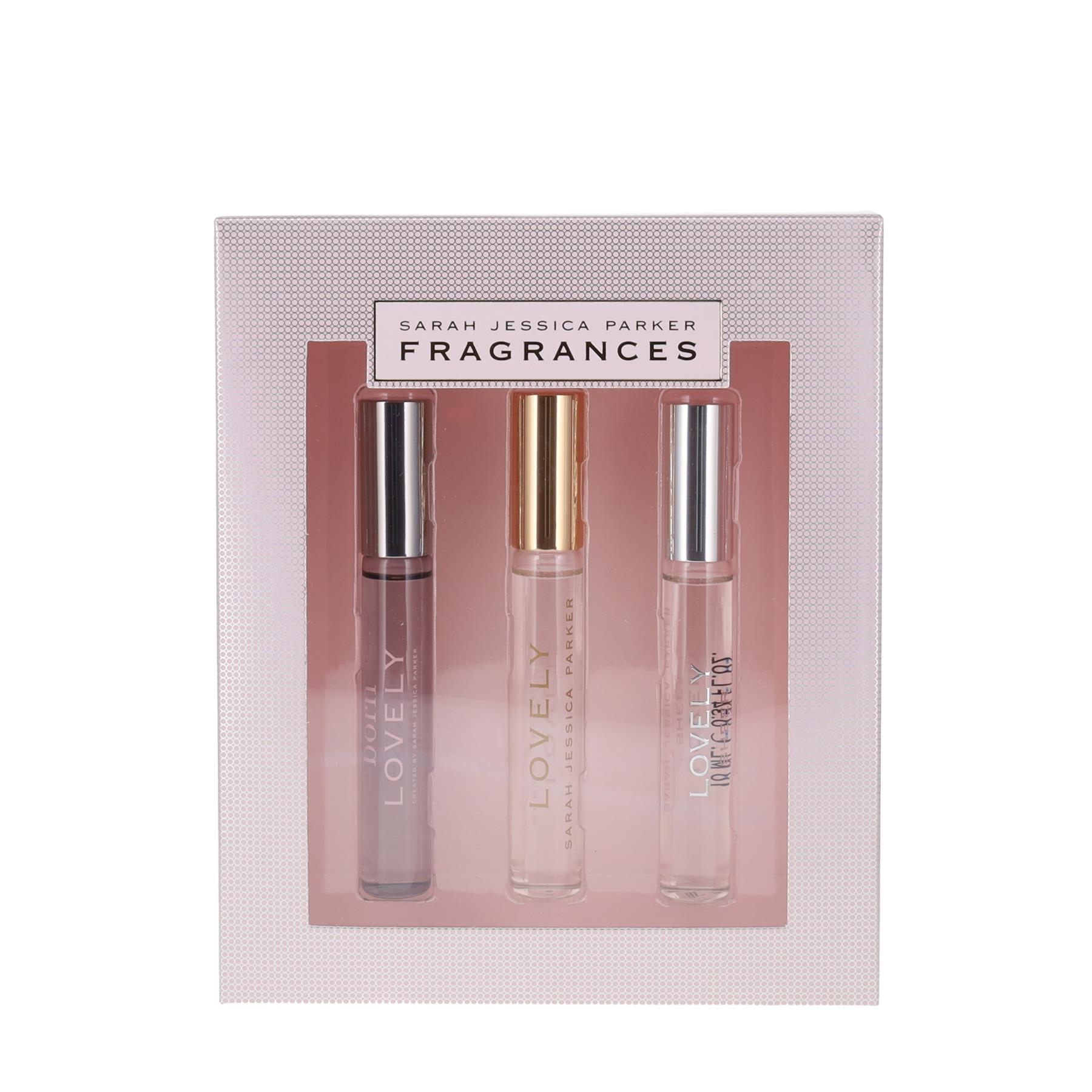 Sarah Jessica Parker Miniatures Set - Born Lovely, Lovelyl, Lovely Sheer 10ml Eau de Parfum... at Perfume Plus Direct