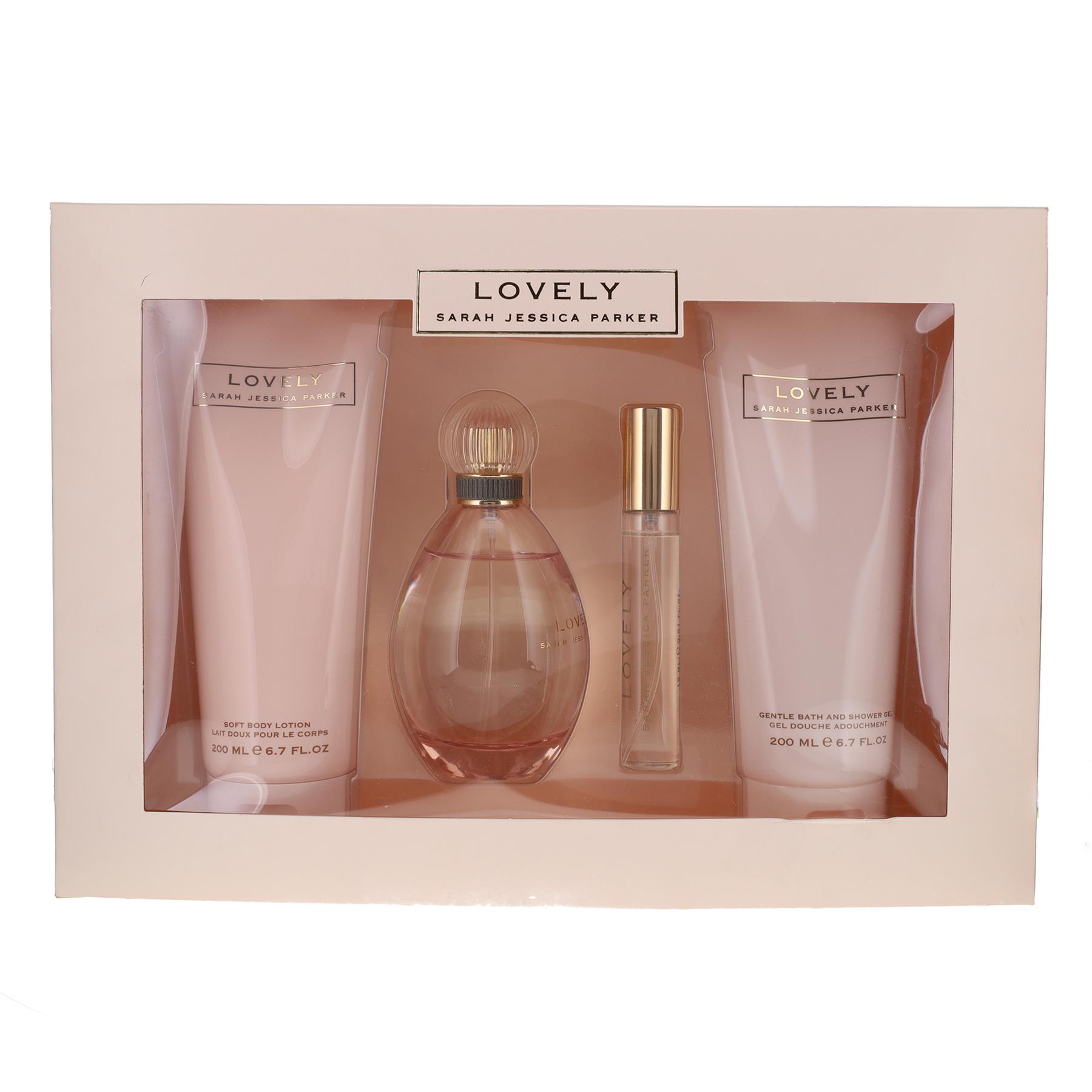 Sarah Jessica Parker Lovely 100ml Eau de Parfum Gift Set 200ml Body Lotion, 15ml Eau de Parfum,... from Perfume Plus Direct